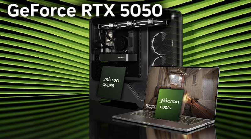 Почему мобильная версия RTX 5050 обладает лучшей памятью, чем десктопная