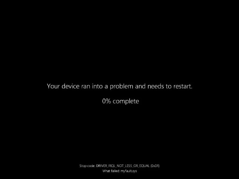Microsoft планирует изменить дизайн экрана смерти Windows