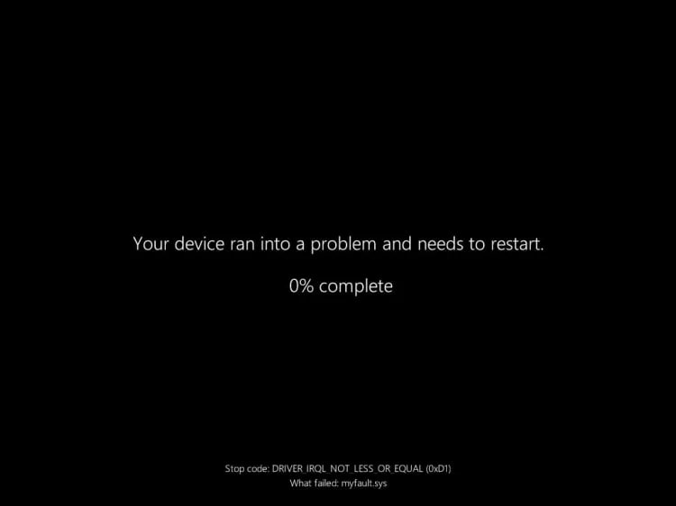 Microsoft заменяет синий экран смерти на новый минималистичный дизайн