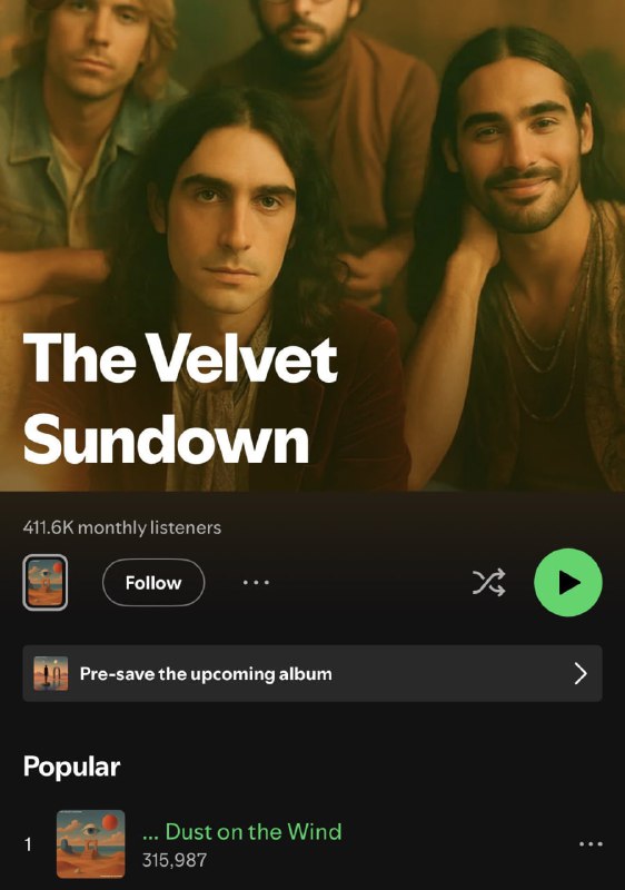 Неожиданный успех виртуальной инди-группы на Spotify вызвал споры