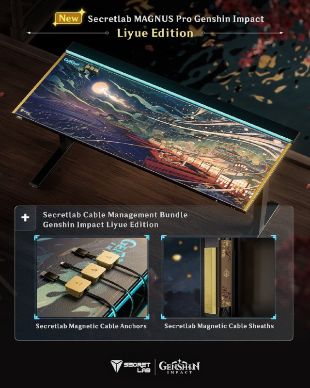 Геймерские кресла в стиле Genshin Impact от Secretlab