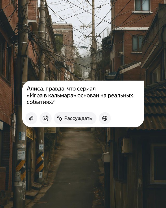Нейросеть Алиса помогает разобраться с сериалом «Игра в кальмара»