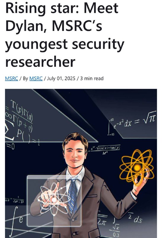 Юный талант: 13-летний школьник устроился в Microsoft после обнаружения критической уязвимости