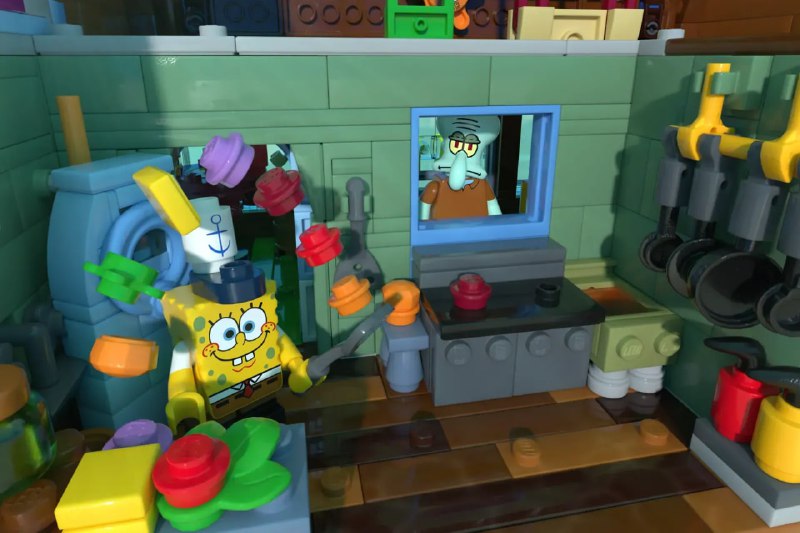 Фанатский набор по «Спанч Бобу» может стать официальным продуктом LEGO