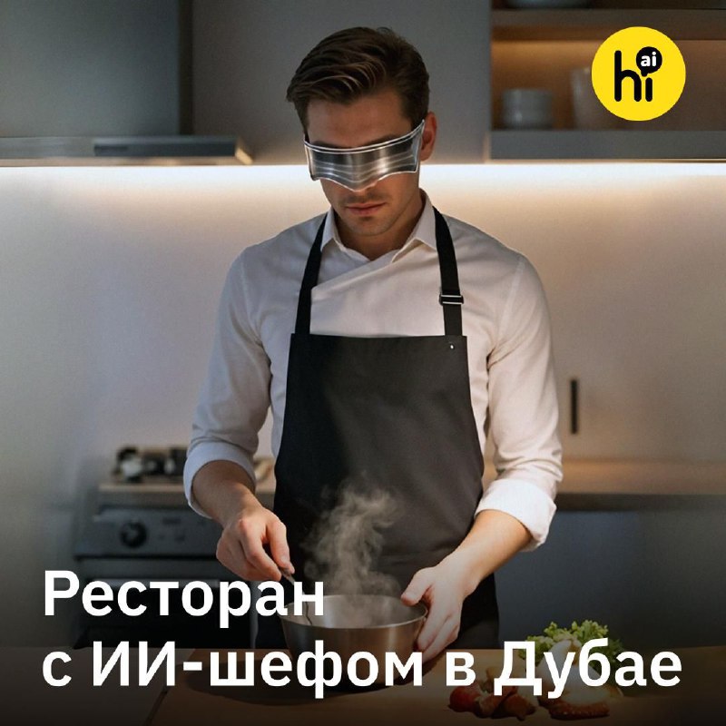 В Дубае откроется ресторан с использованием искусственного интеллекта в качестве шеф-повара