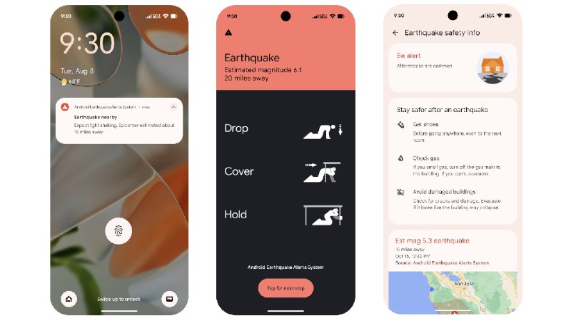 Google использует миллионы устройств Android для раннего обнаружения землетрясений