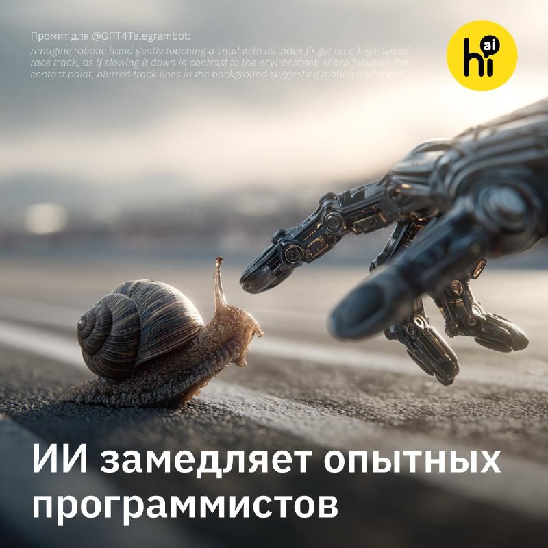 Влияние искусственного интеллекта на эффективность опытных разработчиков