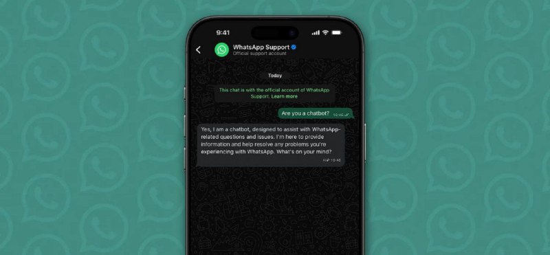 Облегчение обращения в поддержку WhatsApp с использованием AI-чатбота