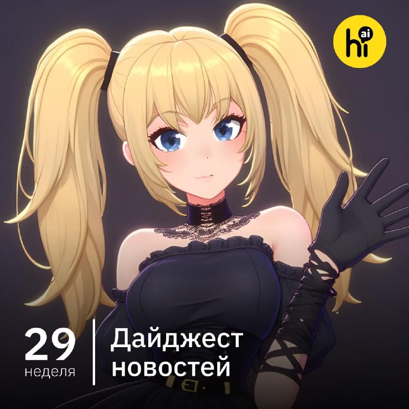Обзор основных событий и новинок в сфере искусственного интеллекта на 29-ю неделю 2025 года