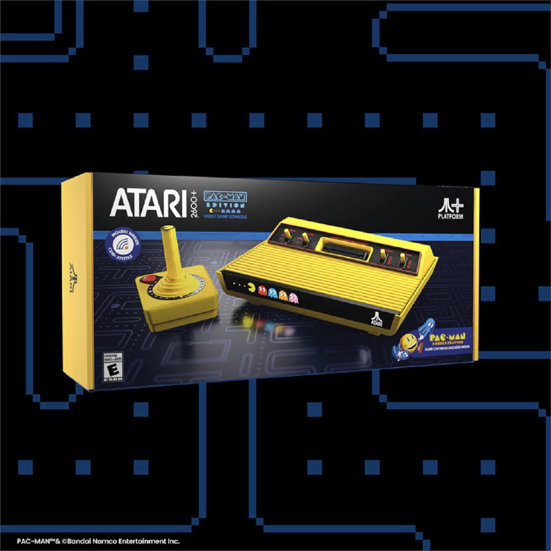 ATARI Выпустит Ограниченную Ретроконсоль 2600+ в Стиле PAC-MAN к 45-летию Франшизы